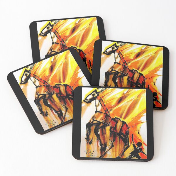 Item preview, HORSE : Vintage 1948 Burning Abstract  Print designed and sold by posterbobs.