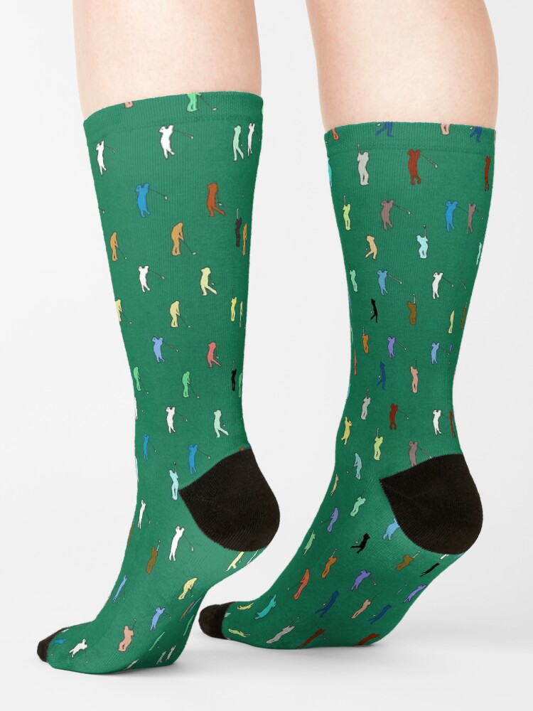 Alternate view of Retro Golf Pattern Socks
