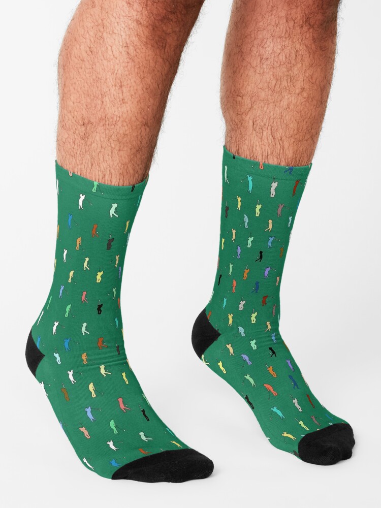 Alternate view of Retro Golf Pattern Socks