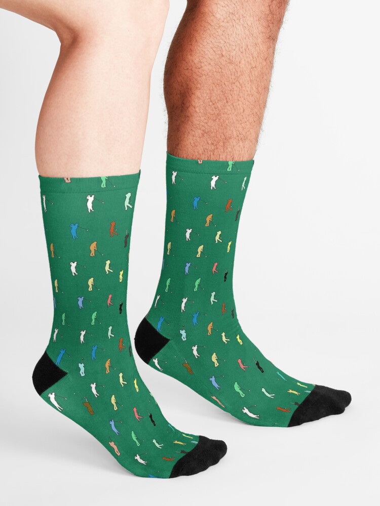 Alternate view of Retro Golf Pattern Socks
