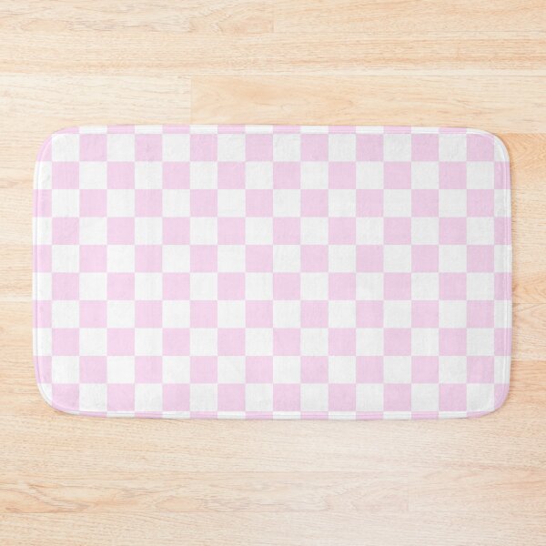 Item preview, Girly Pink And White Checkerboard Pattern designed and sold by rewstudio.