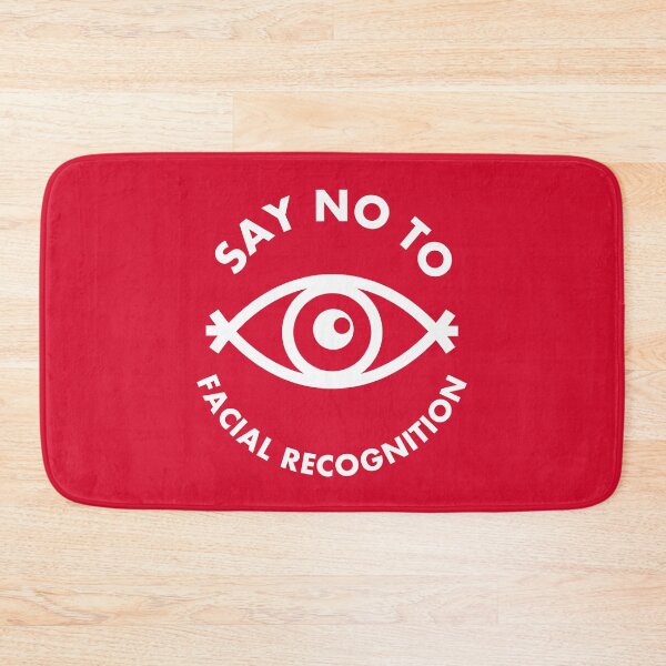 Item preview, Say No To Facial Recognition - All Seeing Eye - Red designed and sold by MOREDANKMEMES.