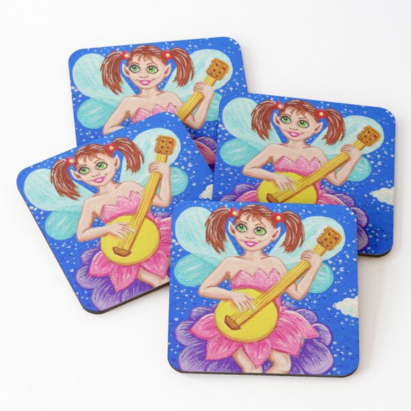 Item preview, Cute little fairy plays the banjo designed and sold by Soozie Wray.