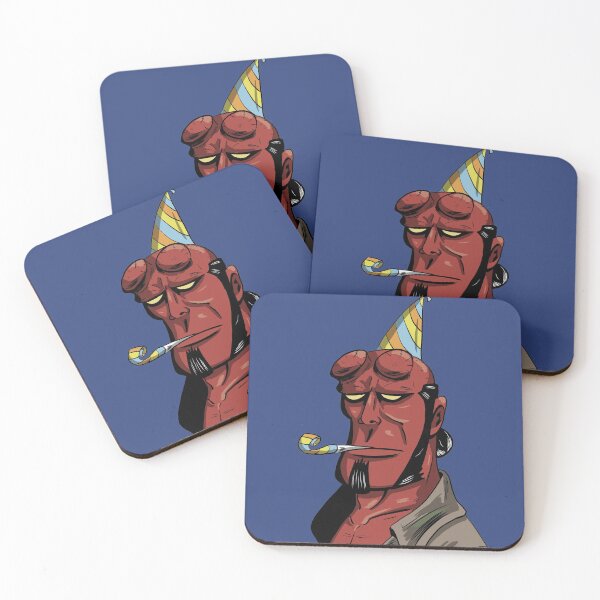 Item preview, Hellboy Birthday designed and sold by blacksnowcomics.
