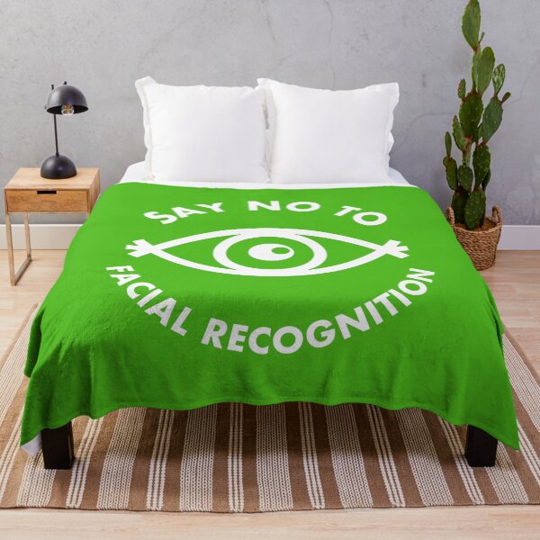 Item preview, Say No To Facial Recognition - All Seeing Eye - Green designed and sold by MOREDANKMEMES.