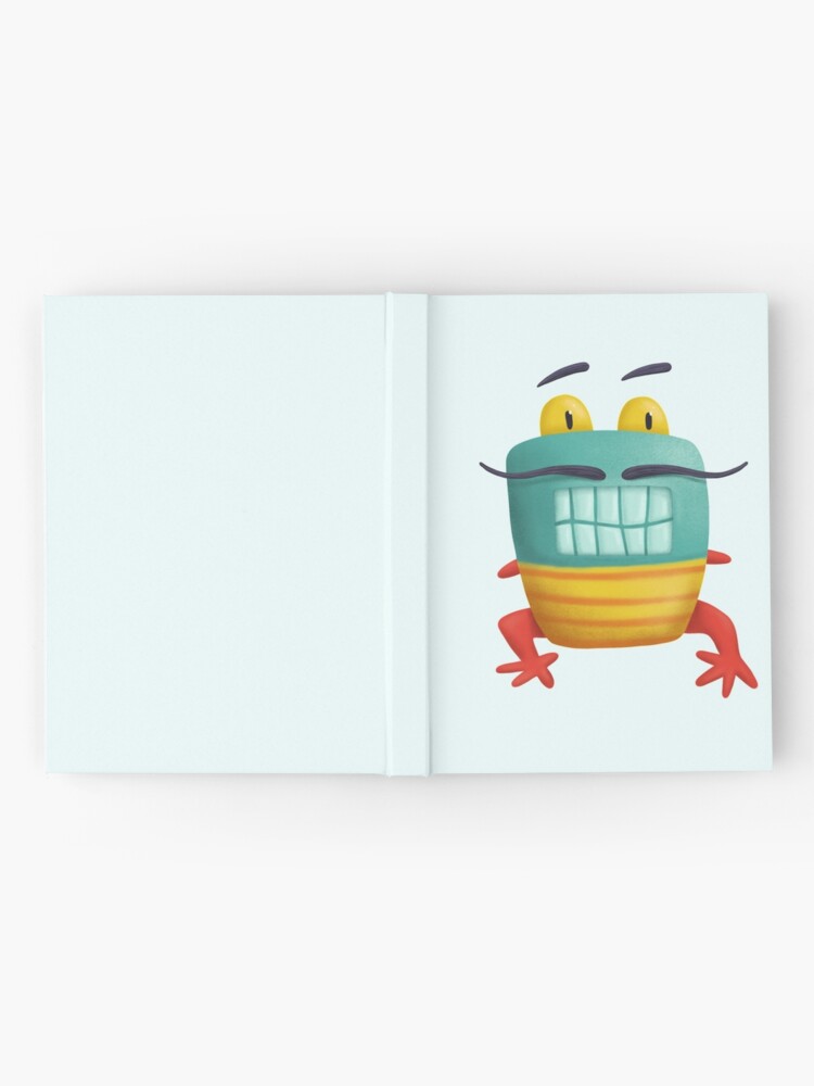 Alternate view of French frog monster creepy cute Hardcover Journal