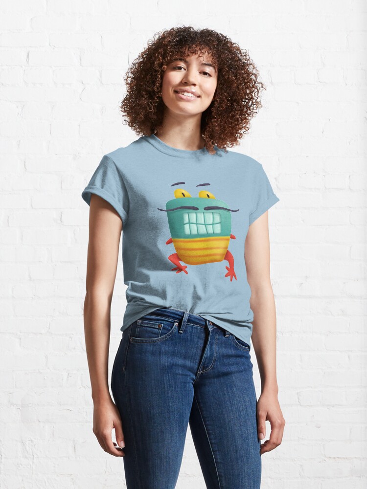 Alternate view of French frog monster creepy cute Classic T-Shirt