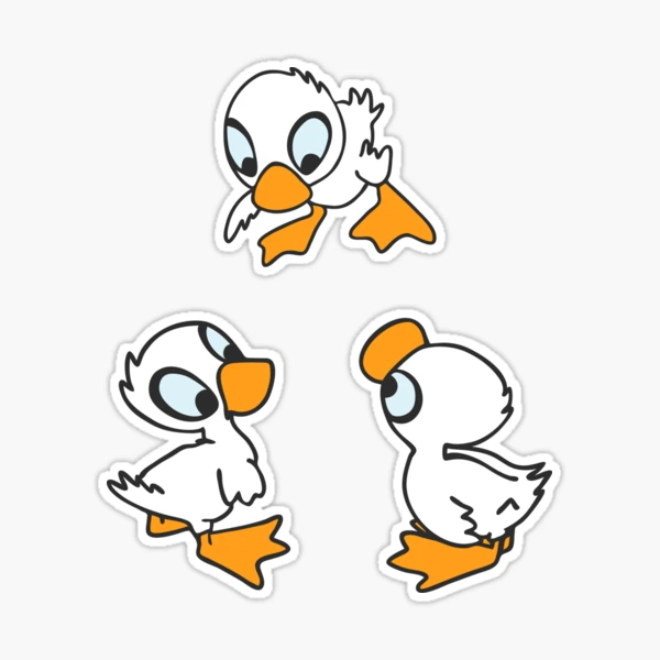 Cute Duckling! (Big Sticker) – LINE stickers