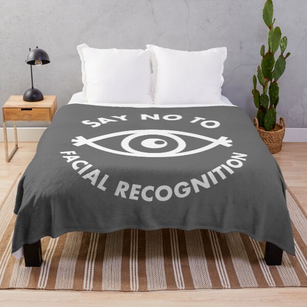 Item preview, Say No To Facial Recognition - All Seeing Eye - Grey / Gray designed and sold by MOREDANKMEMES.