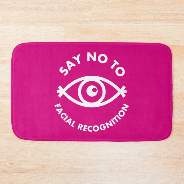 Item preview, Say No To Facial Recognition - All Seeing Eye - Magenta designed and sold by MOREDANKMEMES.