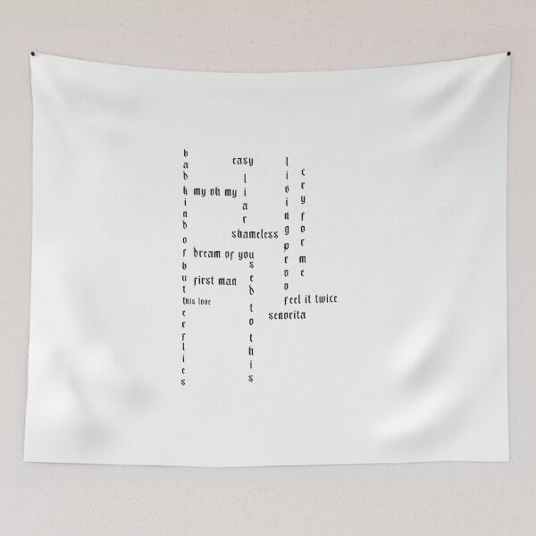 Item preview, Romance Tracklist Crossword - Camila Cabello designed and sold by sangriaboy.