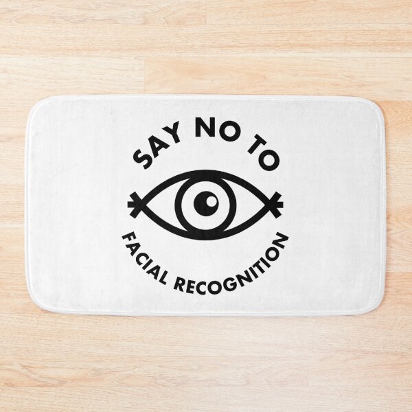 Item preview, Say No To Facial Recognition - All Seeing Eye - White designed and sold by MOREDANKMEMES.