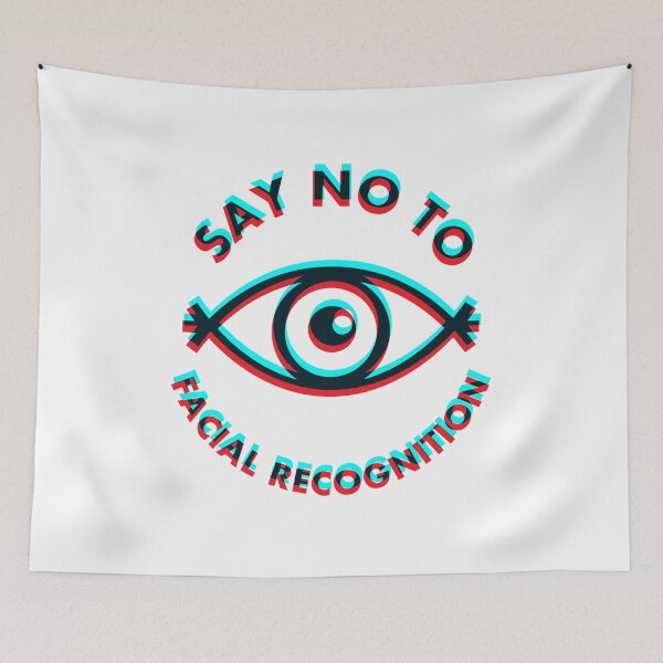 Item preview, Say No To Facial Recognition - All Seeing Eye - 3D designed and sold by MOREDANKMEMES.
