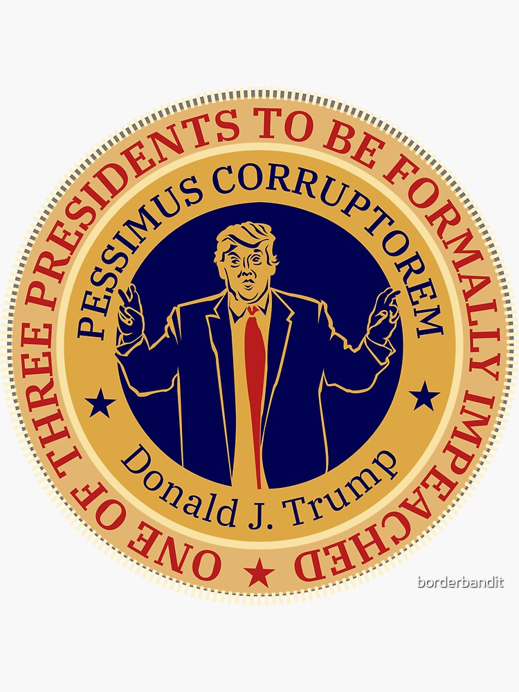 History in the Making - The Donald J. Trump Impeachment T-Shirt by borderbandit