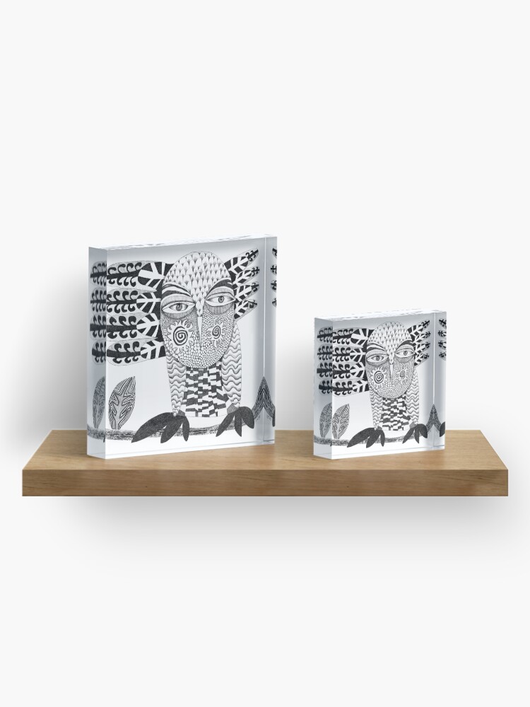 Alternate view of Two suns Acrylic Block