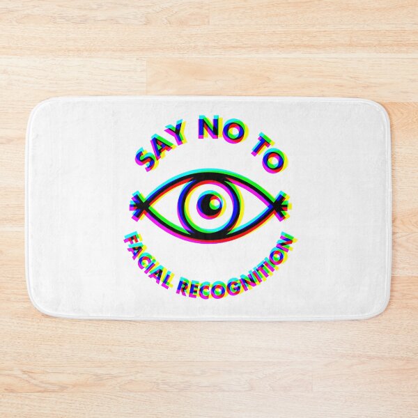 Item preview, Say No To Facial Recognition - All Seeing Eye - CMYK designed and sold by MOREDANKMEMES.