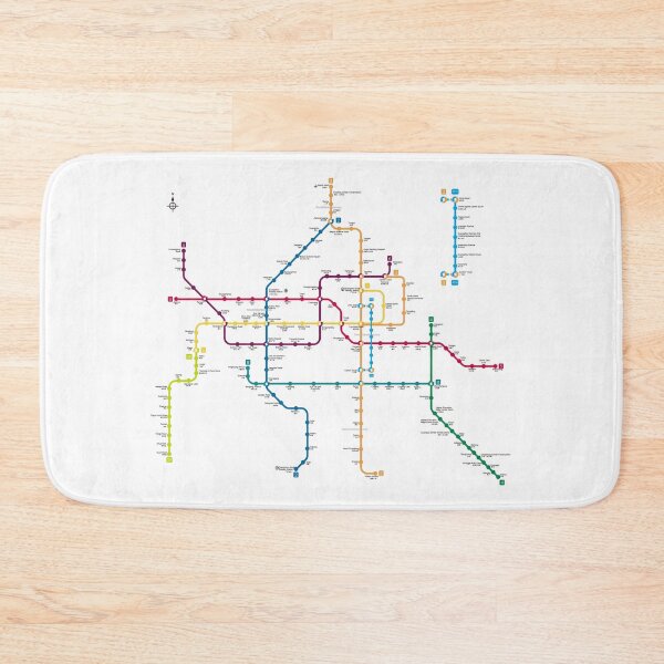 Item preview, Guangzhou Subway Map designed and sold by KALEIDOSCOPE UK.