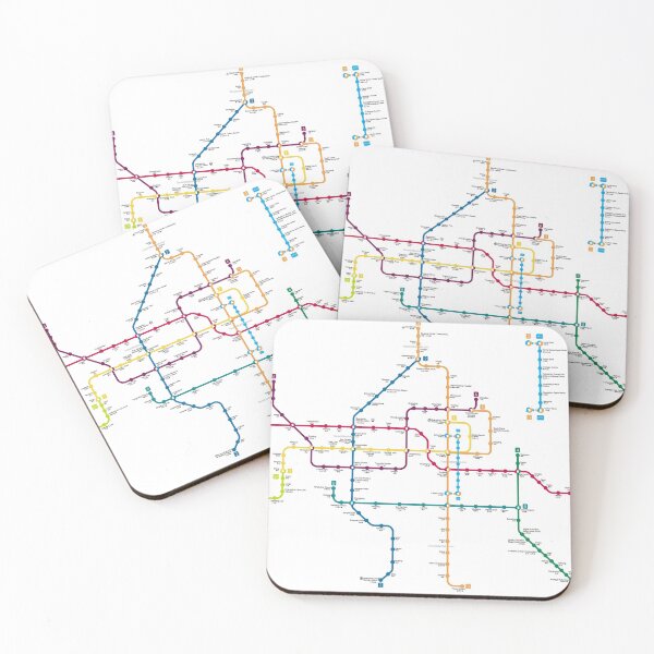Item preview, Guangzhou Subway Map designed and sold by KALEIDOSCOPE UK.