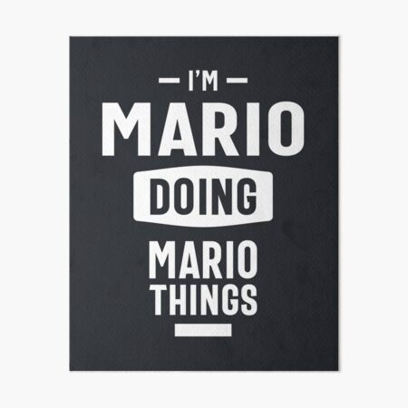 Item preview, Mario Personalized Name Birthday Gift designed and sold by cidolopez.