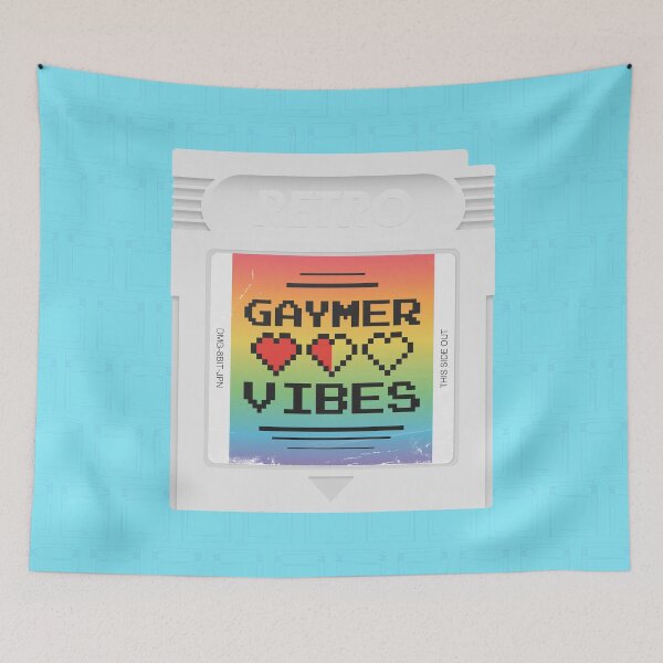 Item preview, Gaymer - White - Blue designed and sold by animinimal.