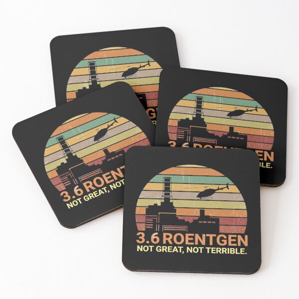Item preview, 3.6 Roentgen Not Great, Not Terrible Chernobyl, vintage scientist tee, designed and sold by Amin Alwani.
