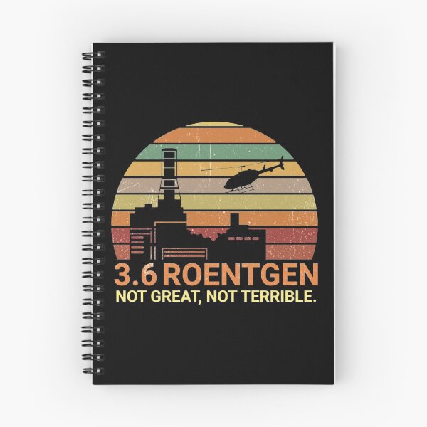 Item preview, 3.6 Roentgen Not Great, Not Terrible Chernobyl, vintage scientist tee, designed and sold by Amin Alwani.