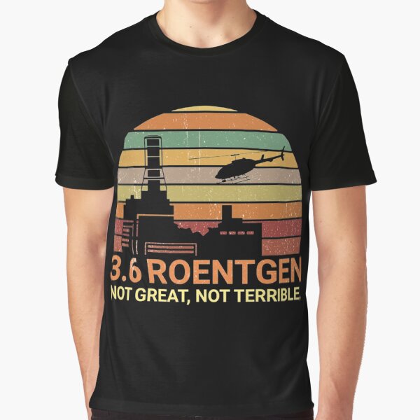 Artikel-Vorschau von 3.6 Röntgen Nicht großartig, nicht schrecklich Tschernobyl, Vintage Wissenschaftler T-Shirt,, designt und verkauft von Amin Alwani.