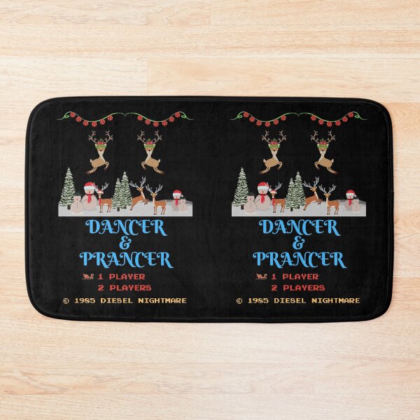Item preview, Dancer & Prancer Classic Video Game Title Screen designed and sold by Legit Hooligan.