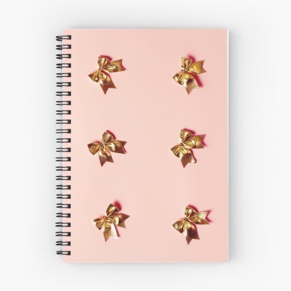 Item preview, Pink celebration background with golden bows designed and sold by dariazu.