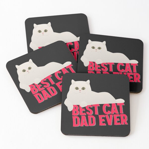 Item preview, Best Cat Dad Ever designed and sold by knightsydesign.