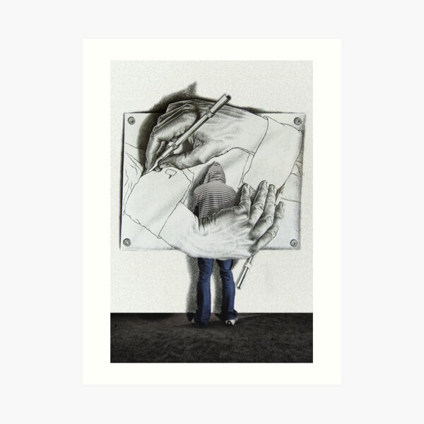 I love Escher Art Print