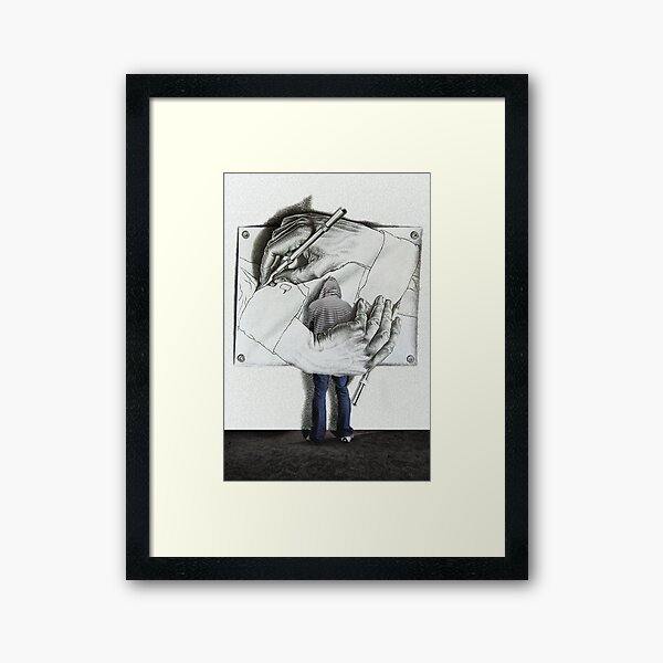 I love Escher Framed Art Print