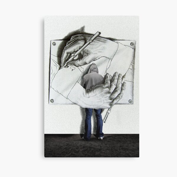 I love Escher Canvas Print
