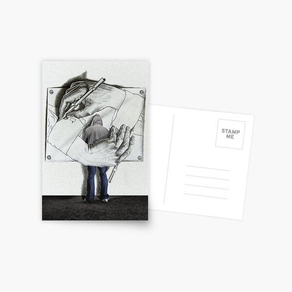 I love Escher Postcard