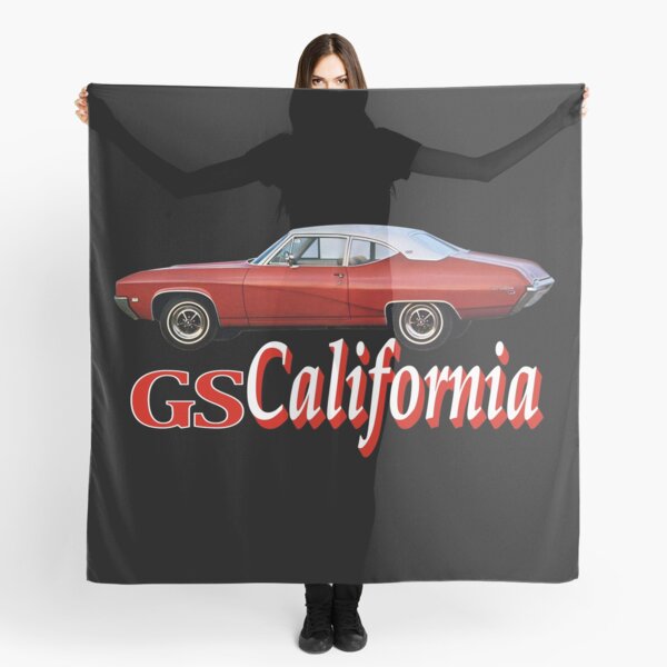 1969 Red and White Skylark GS California Muscle Car Scarf