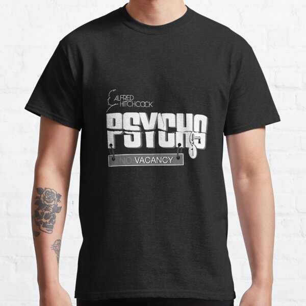 Officially Licensed Hitchcock's Psycho Classic T-Shirt