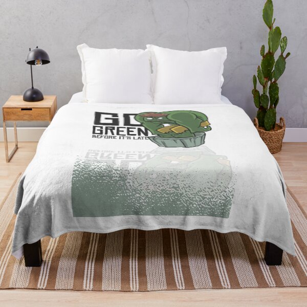 Item preview, Go Green Monster Climate Change designed and sold by Dibbelchen.