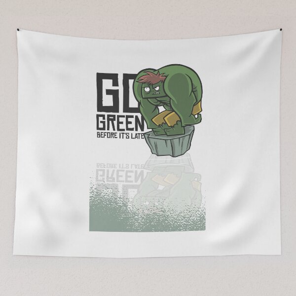 Item preview, Go Green Monster Climate Change designed and sold by Dibbelchen.