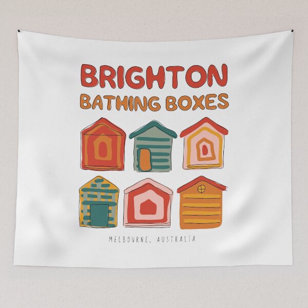 Item preview, Brighton Bathing Boxes - Melbourne, Australia designed and sold by Moritz Schwäble.