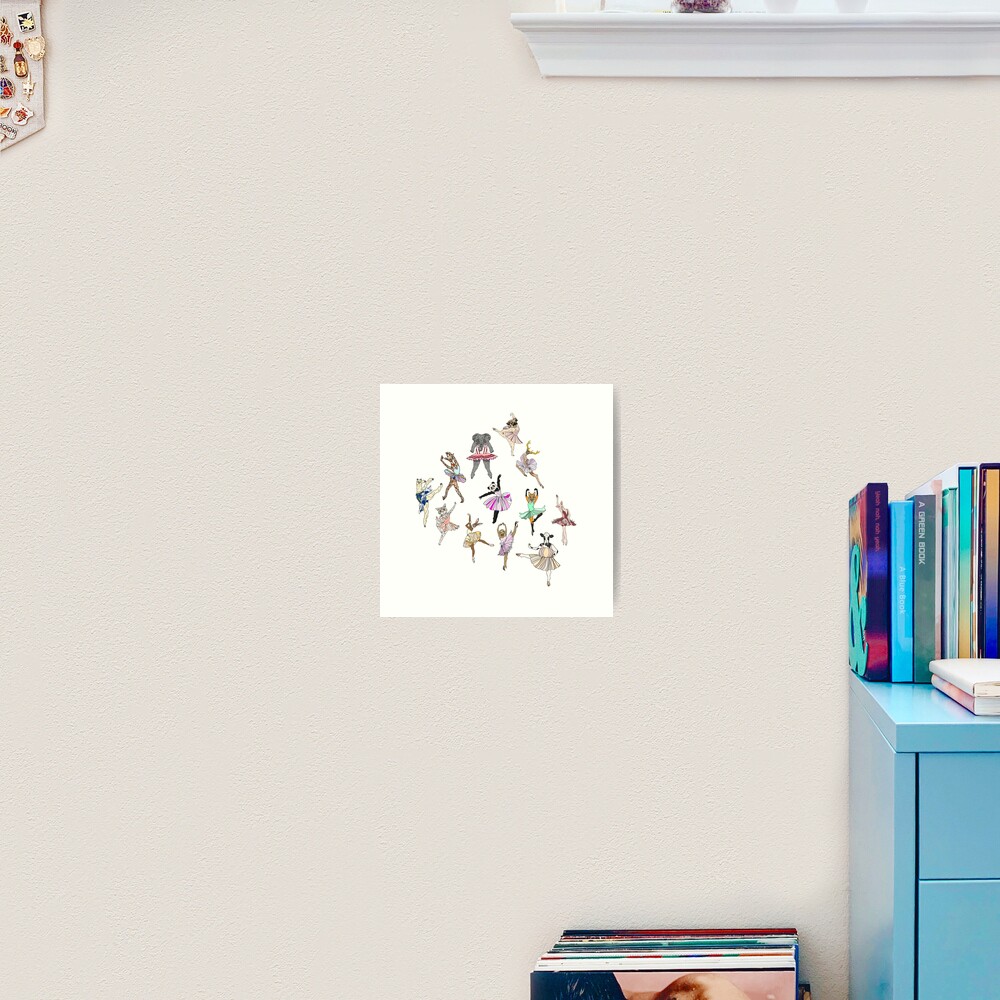 Animal Ballerinas Art Print