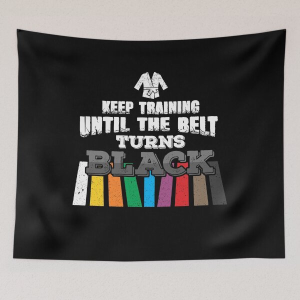 Item preview, Keep Training Until The Belt Turns Black Martial Arts Karate Gift designed and sold by Dressed For  Duty.
