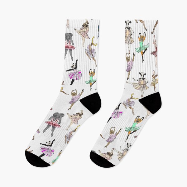 Item preview, Animal Ballerinas Vertical Pattern designed and sold by NOTSNIW ART.