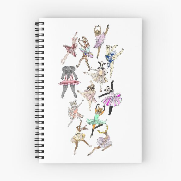 Item preview, Animal Ballerinas Vertical Pattern designed and sold by NOTSNIW ART.