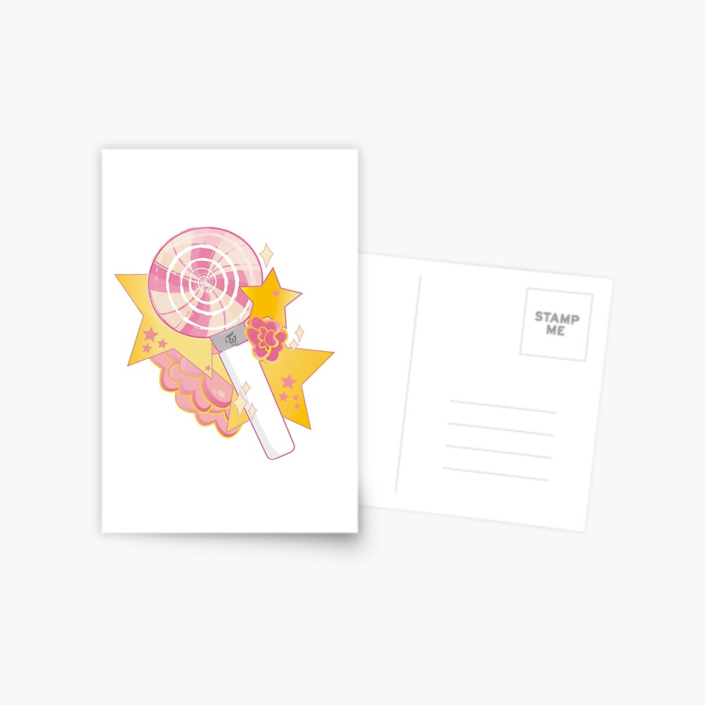 Twice Lightstick Postcard for Sale by starrynightsart