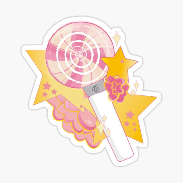 TWICE Lightstick Decals K-pop DECAL ONLY Sana Chaeyoung Dahyun Tzuyu Jihyo  Jeongyeon Nayeon Mina Momo Once 트와이스 