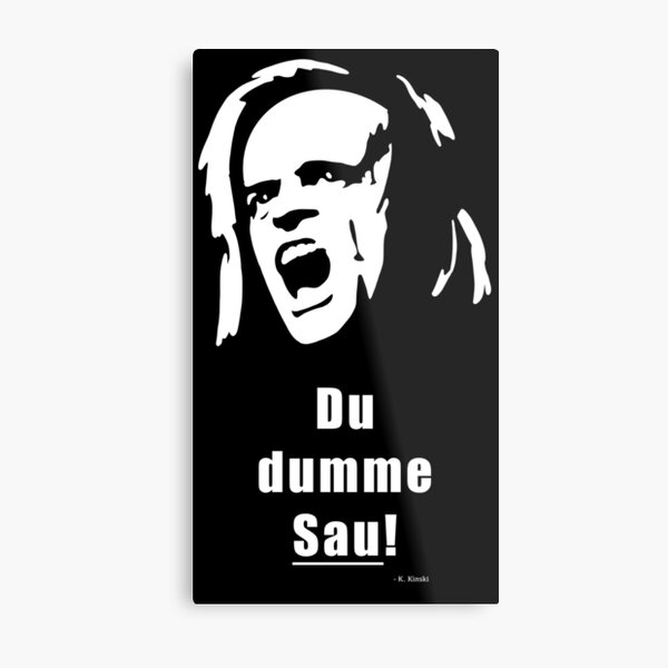 Klaus Kinski - sow Metal Print