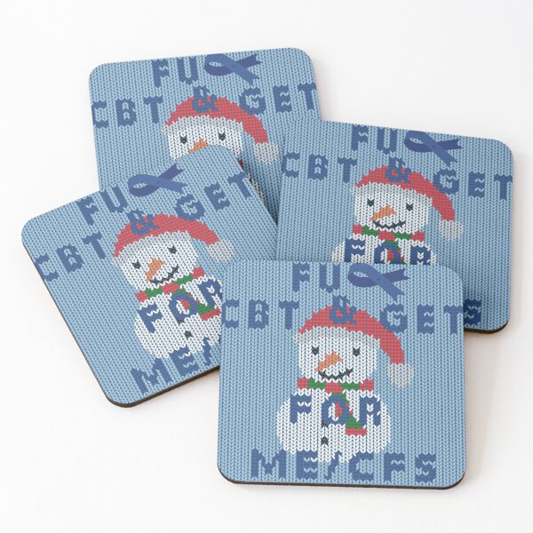 Item preview, NO CBT & GET for ME/CFS - christmas edition snowman designed and sold by uncutcreations.