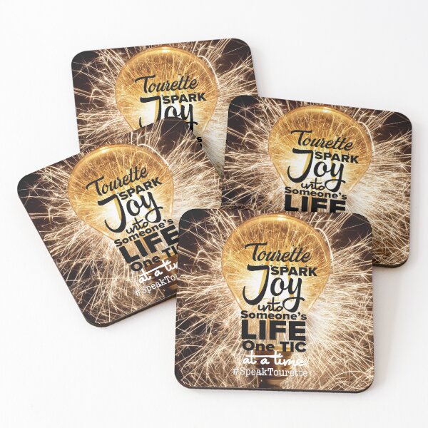 Item preview, #Tourette - Spark Joy One Tic at a time - Tourette Syndrome Awareness designed and sold by MJDezigns.