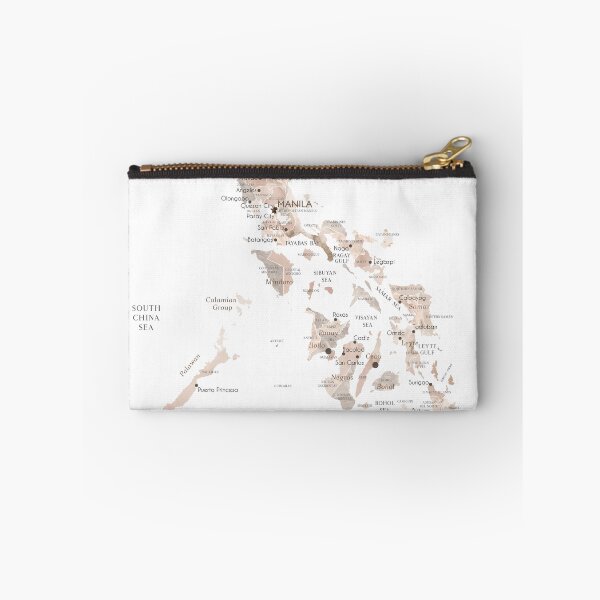 Item preview, Map of Philipines in neutral watercolor designed and sold by blursbyai.