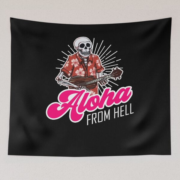 Item preview, Aloha from Hell I Funny Hawaii Dance Shirt designed and sold by ChrisFeil.